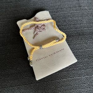 David Yurman | Yellow string/yarn adjustable bracelet